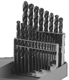 Juego brocas metal hssco5% 25PZ 1.0-13MM 118º