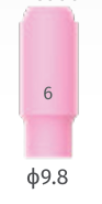 Ceramica TIG 3/8 pequeña NRO6