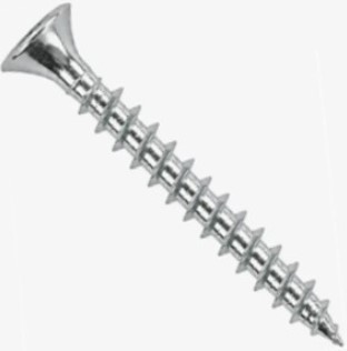 Tornillo volcanita #6-9 1.5/8" fina zinc