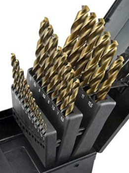 Juego brocas metal hssco5% 25PZ 1.0-13MM 135º