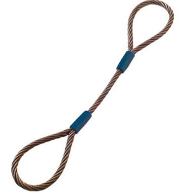 Estrobo cable acero ojo-ojo 3/8" 3M