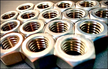 Tuerc.hex.inox 1/4-20