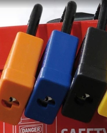Candado de bloqueo rojo dielectrico 74/40HB38