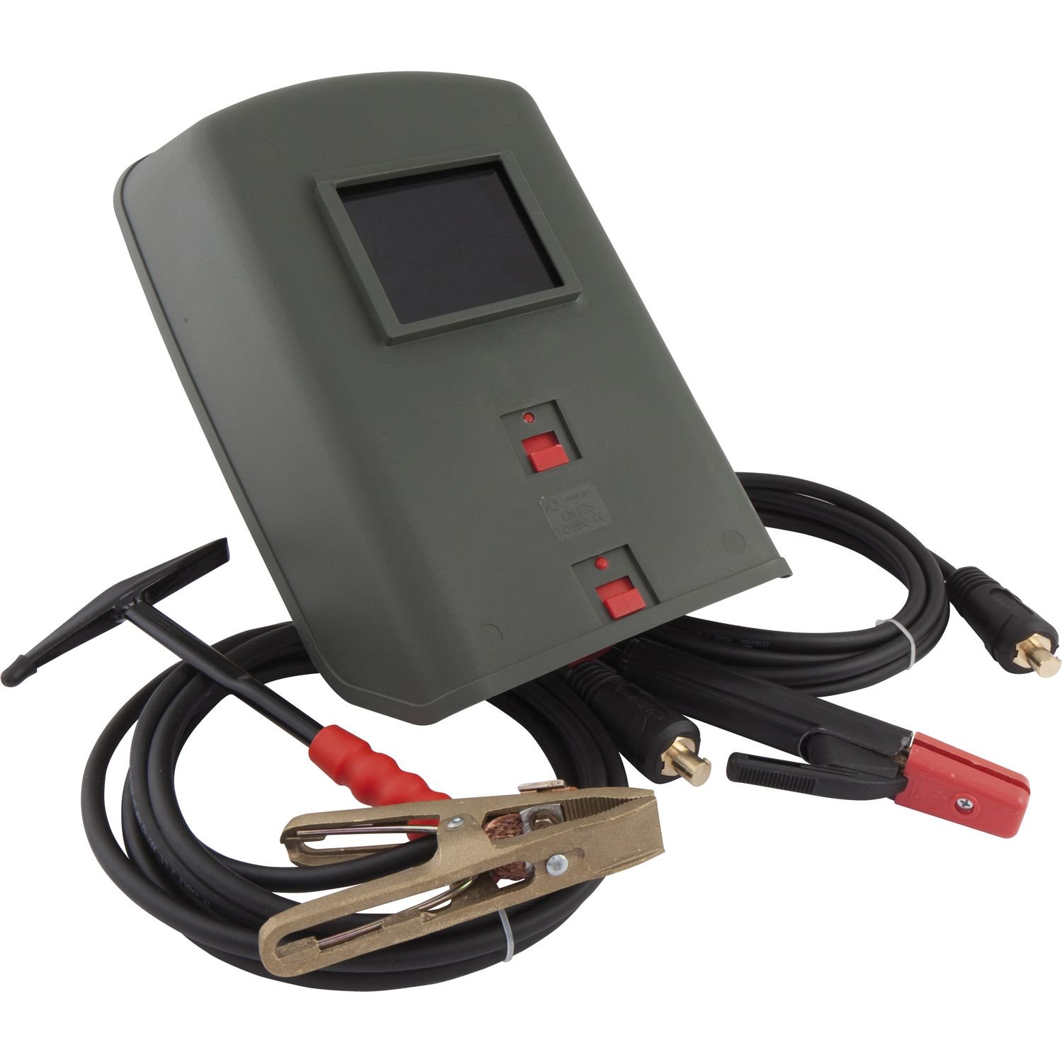 Portaelectrodo arco IG180 +careta +picaescoria +cable masa 25MM2