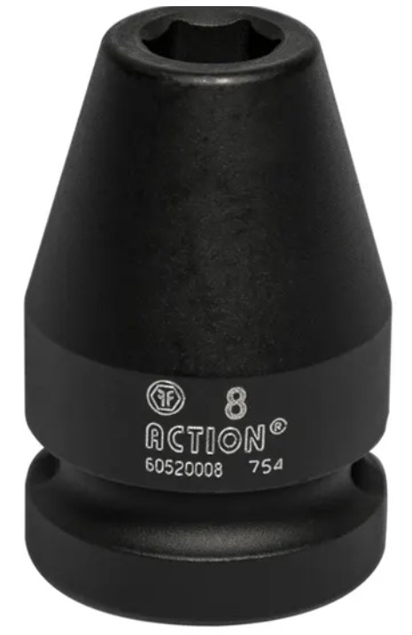 Dado impacto (mm) 1/2" - 8 mm