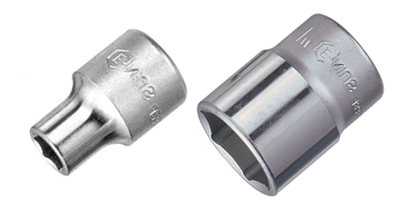 Dado hexagonal (pl) 1/2" - 5/8" crv