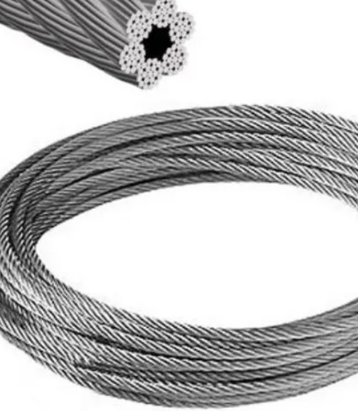 Cable acero galv.(mt) 6X19X19 mm. (6X19X19)