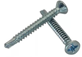 Tornillo 6X1 1/4" cabeza trompeta punta broca