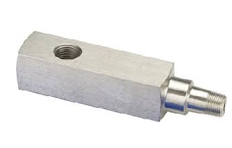 Adaptador hid p/ manometro macho NPT 3/8PULG hembra NPT 3/8PULG 1/2PULG 10.000PSI ga-2