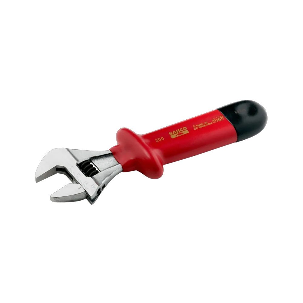 Llave francesa de 6" bahco c/mango aislante