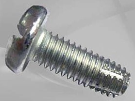 Aterrajador tipo f cabeza pan #8-32 X 3/8" zinc