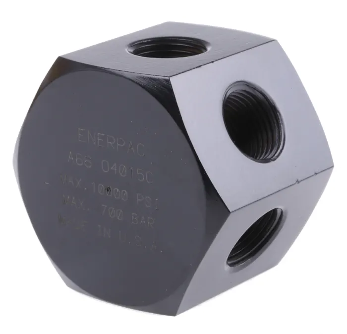 Bifurcadores distribuidor hex 6 conexiones 3/8" 10.000PSI
