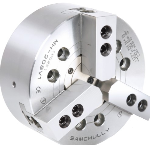 Plato hidráulico 10" 3-MORDAZAS 82MM 30-254MM 4500RPM torno TT2500SY
