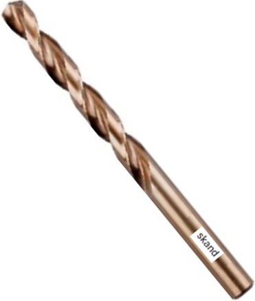 Broca metal hssco5% 10MM 133/87MM 135° rectificada