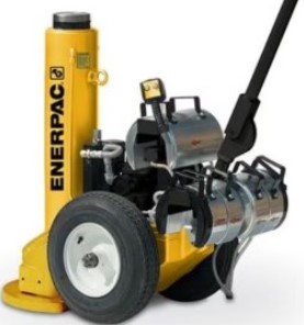 Gato elevación neumático 200TON carr 15.5" pow raiser