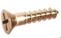 Tornillo madera tirafondo bronce #7 1.1/2" 1
