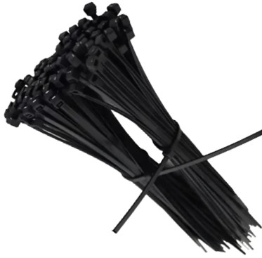Amarra cables negro 4.8 x 200mm 100U