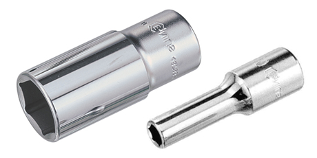 Dado hexagonal (pl) 1/2" - 3/4" crv largo