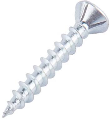 Tornillo fibrocemento #6 1.1/4" fina zinc