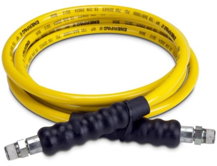 3,0 m, thermo-plastic high pressure hydraulic hose, 6,4 mm internal diameter