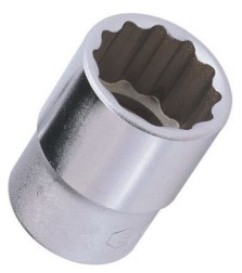Dado poligonal (mm) 1/2" 28MM crv