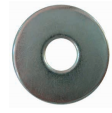 Golilla tornillo techo 1/4