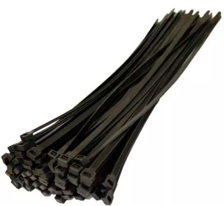 Cables negro tie 2.5 x 200MM 100U