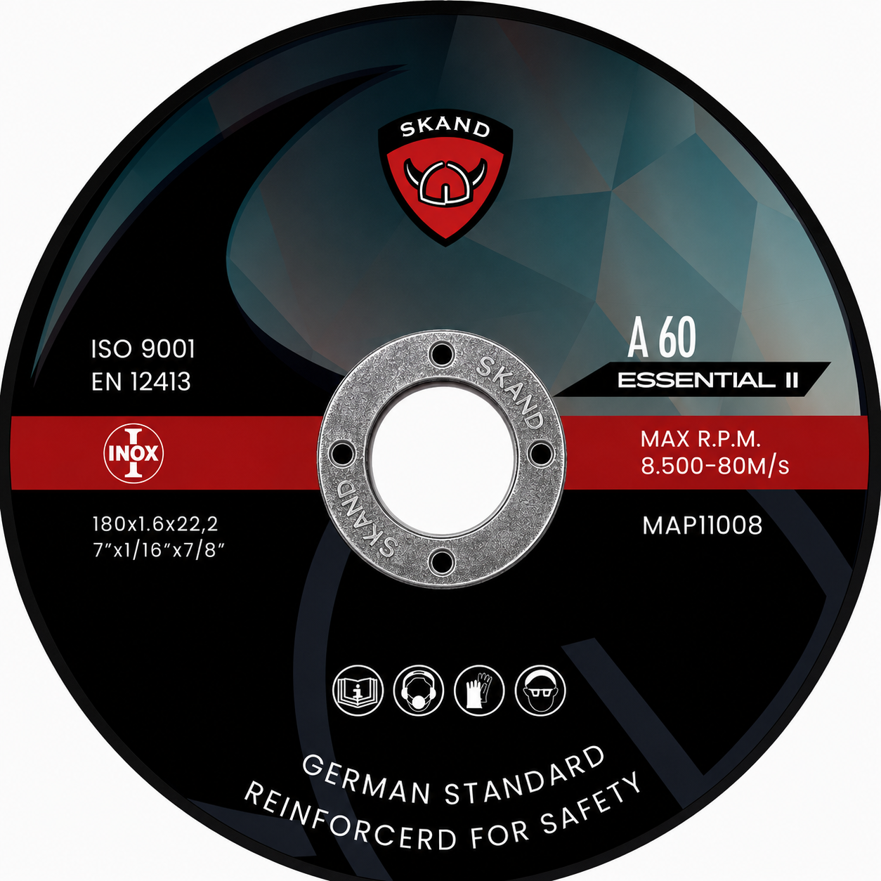 Cutting stainless disc 7" 1.6MM diamond