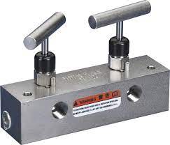 Distribuidor hidráulico flujo dividido 2 cilindros 5 conexiones 12" 10000PSI