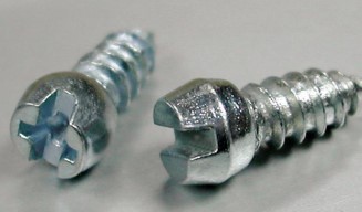 Tornillo roscalata barril combinada #8 5.8MM 3/8" fina zinc
