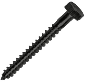 Tornillo madera tirafondo tirafondo 1/2"-6 5" pavonado