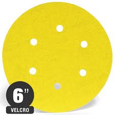 Disco lija 6" #60 6 perf. velcr