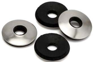 Golilla acero epdm #12 16MM galv 12000