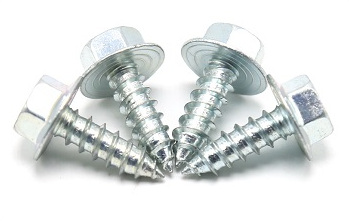 Tornillo roscalata hexagonal c/golilla 1/4-14 3/4" fina zinc