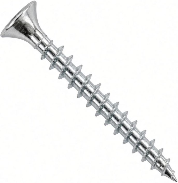 Tornillo volcanita #6-9 1.1/4" fina zinc balde
