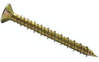 Tornillo herraje #7(3.9)x25mm punta-fina zinc-brill 500U