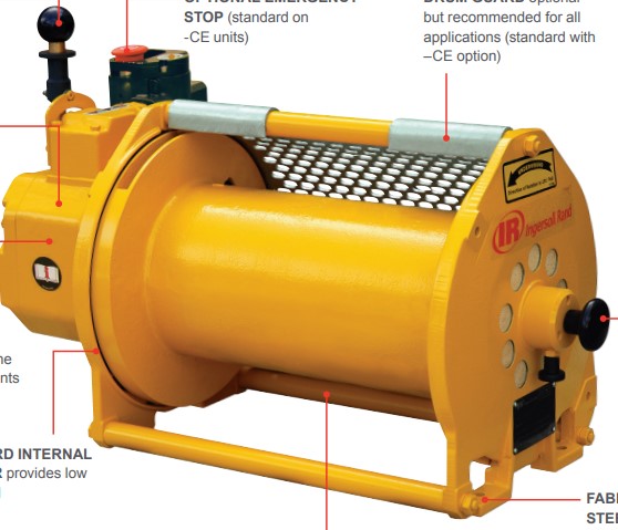 Winche neumático tiro 10TON pullstar