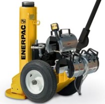 Gato elevación neumático 150TON carr 15.5" pow raiser